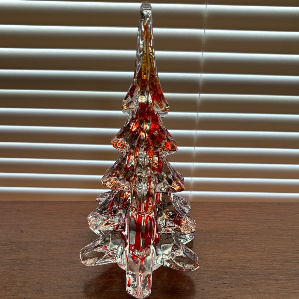 Elegant Glass Christmas Tree Decor